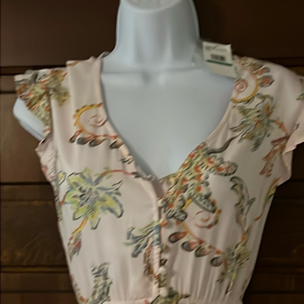 Jessica Simpson Paisley Grove - Crystal Pink Gabbie Hi- Low. Dress size Large